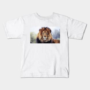 African Lion Kids T-Shirt